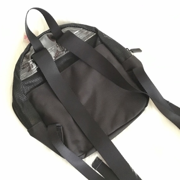 NWT PINK VS Mini Mesh Backpack - Picture 5 of 8